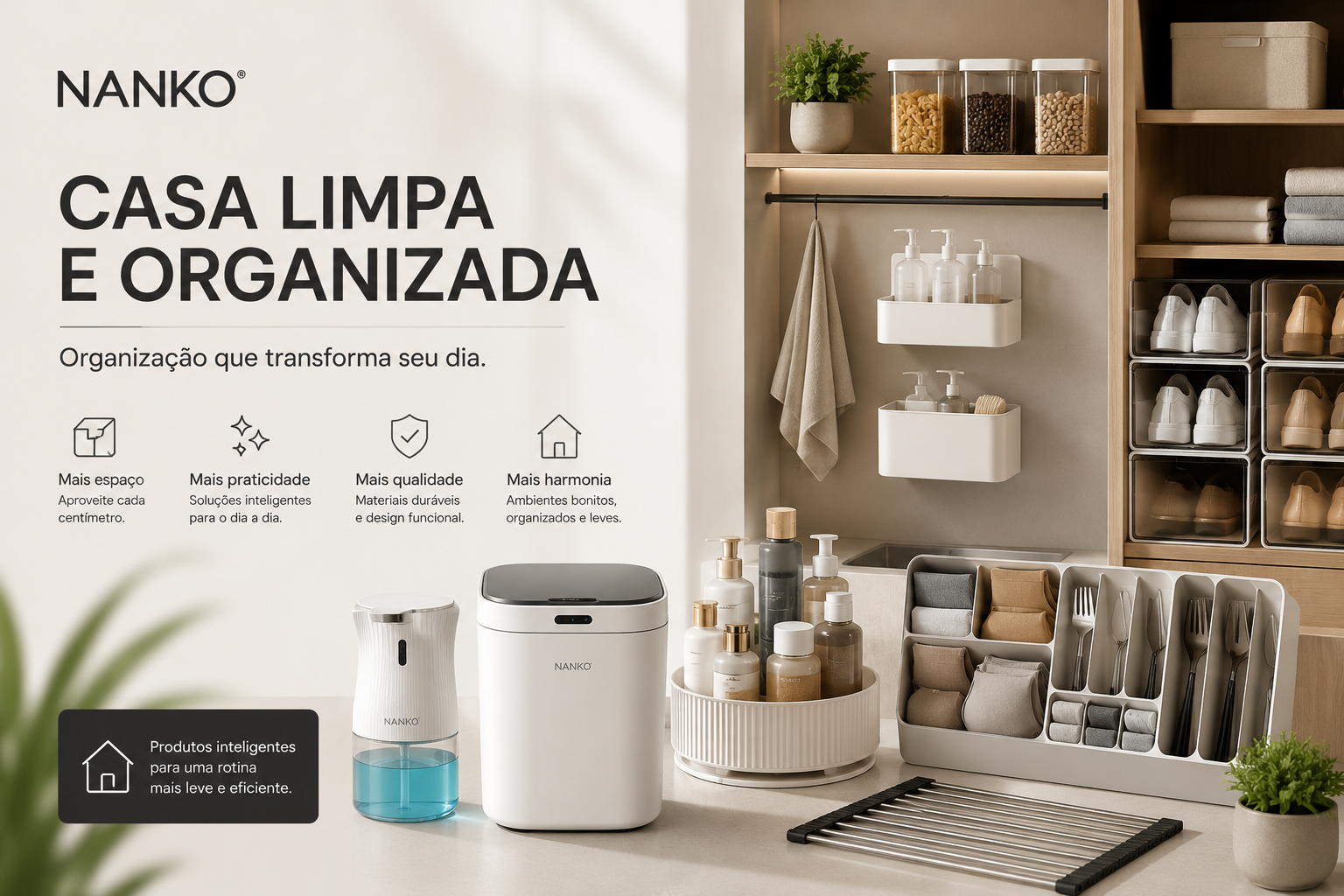 Casa  limpa e Organizada