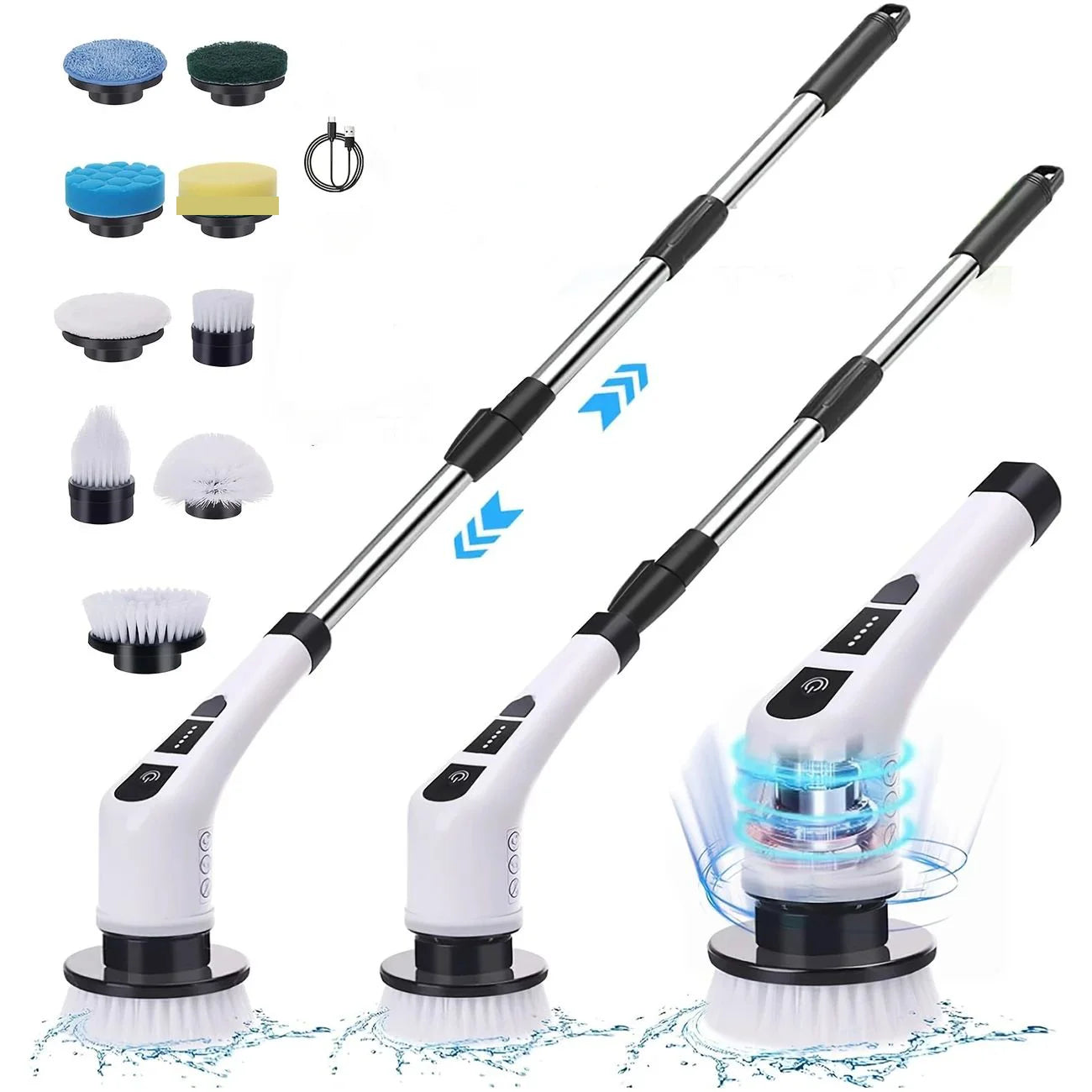 NANKO TopBrush™ Escova Elétrica Recarregável 9 em 1 para Limpeza