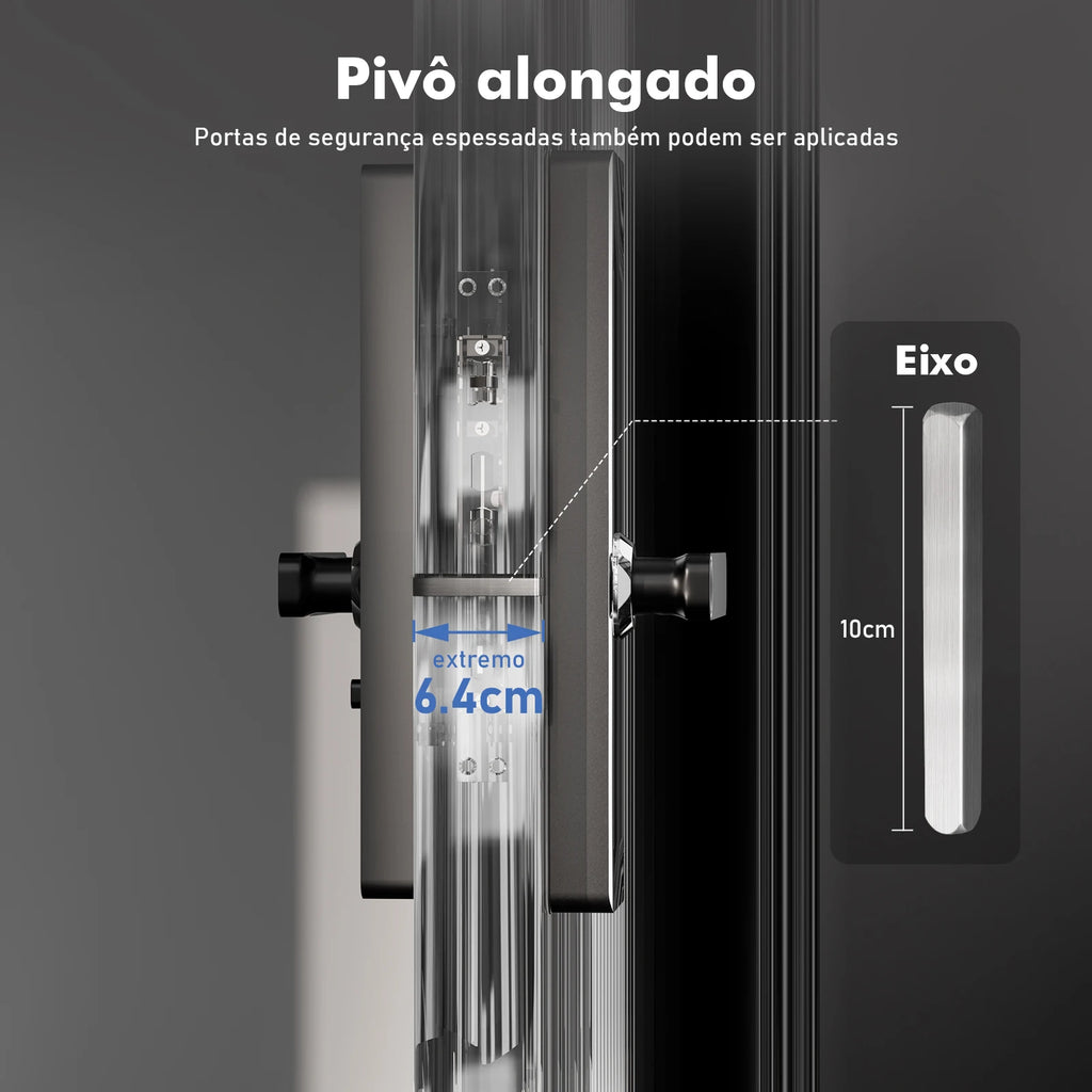 NANKO SmartLock™|Fechadura Inteligente Wi-Fi com Biometria