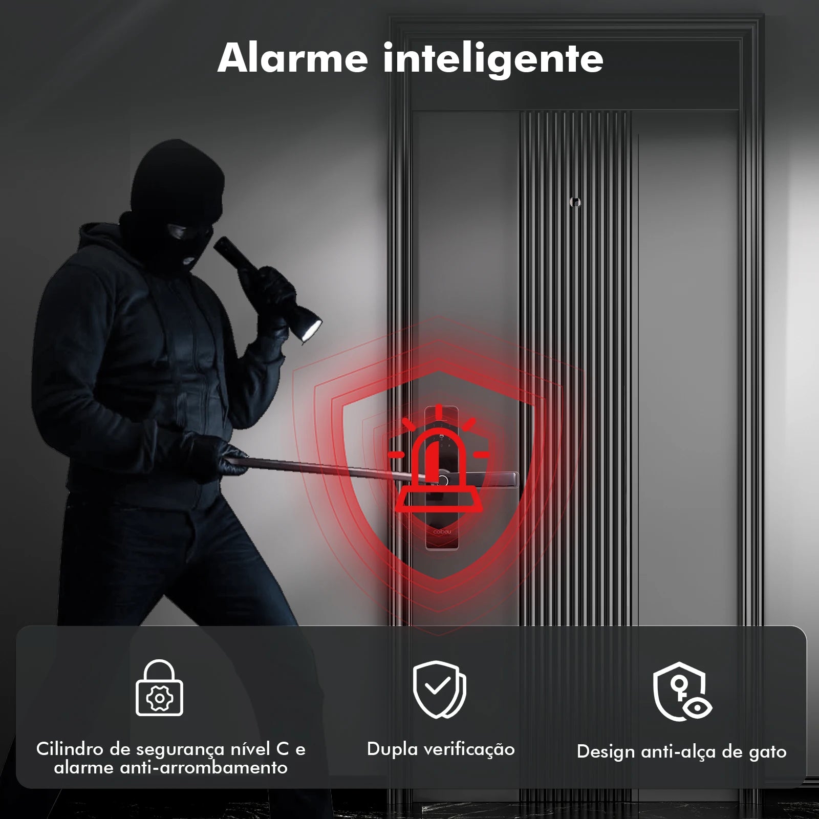 NANKO SmartLock™|Fechadura Inteligente Wi-Fi com Biometria