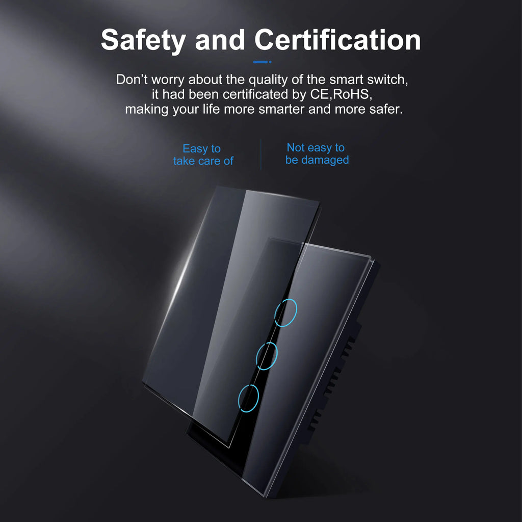 NANKO TouchSwitch™ | Interruptor Inteligente Wi-Fi Touch