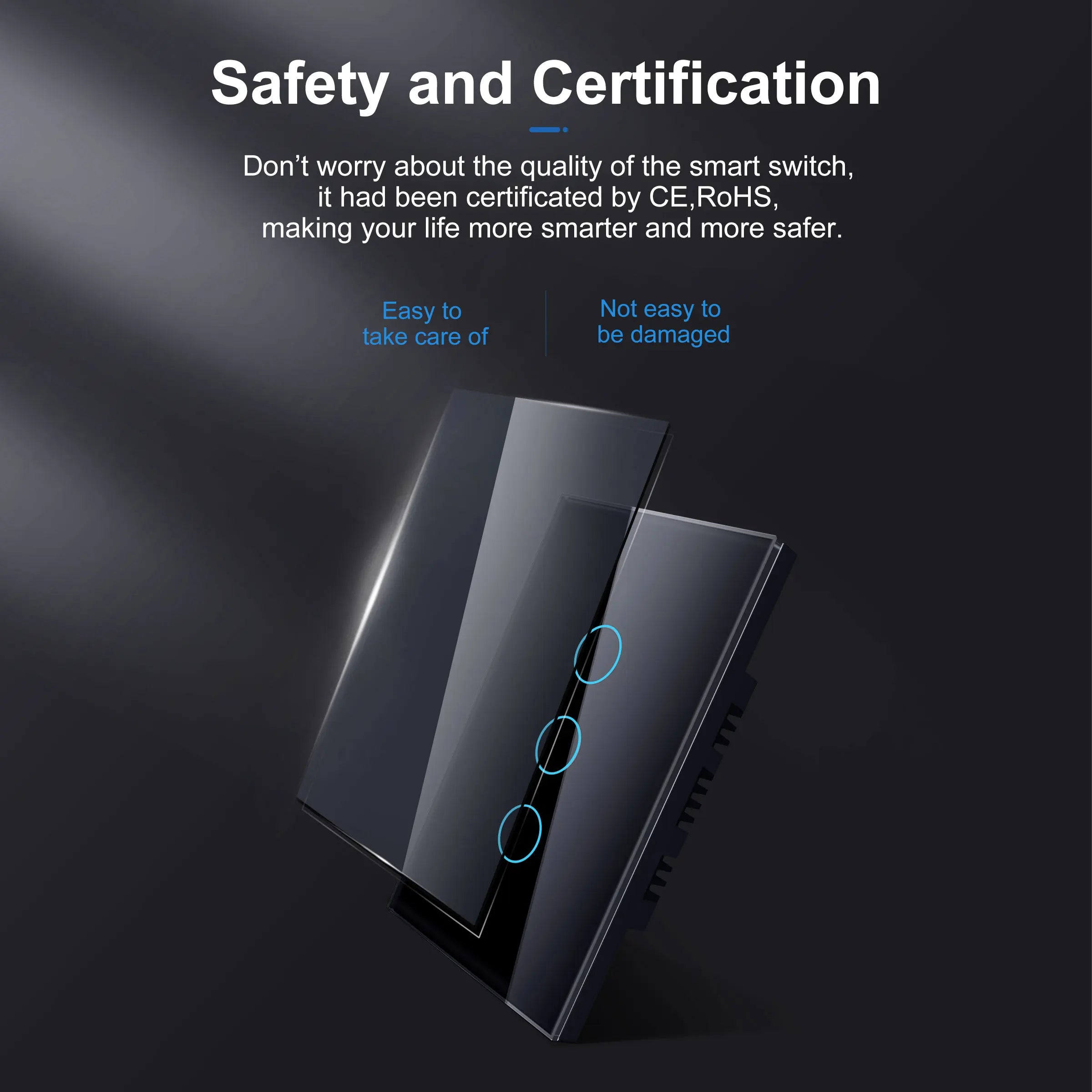 NANKO TouchSwitch™ | Interruptor Inteligente Wi-Fi Touch